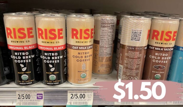 Get 5 FREE Rise Nitro Cold Brew Coffees for $1.50 Each