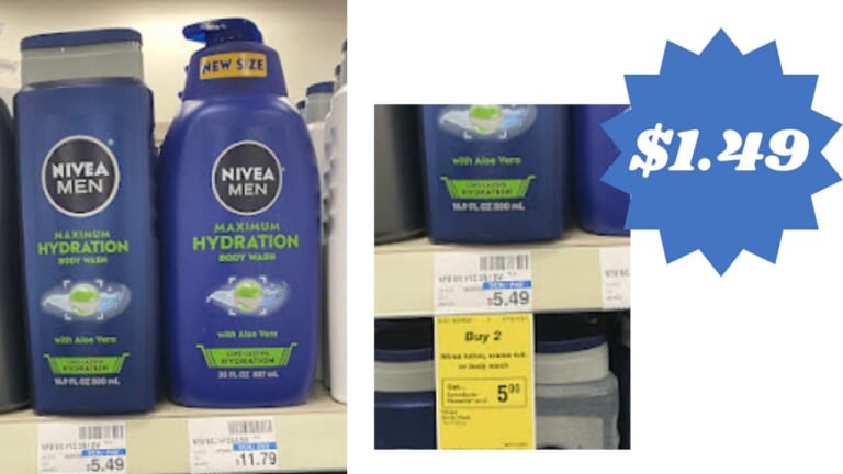 Nivea Body Wash for only $1.49 at CVS