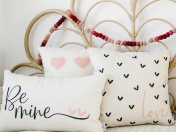 Valentine’s Day Pillow Covers only $14.99 shipped!