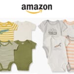 Amazon 6-Pack Baby Onesies Only $8.31