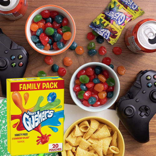 20-Ct. Gushers Fruit Flavored Snacks, Variety Pack $5.98 After Coupon (Reg. $17) – $0.30/Pouch! Strawberry and Tropical Flavors, Gluten-Free