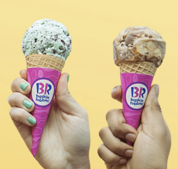 Baskin Robbins: Get 31% off ice cream scoops today!