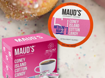 Today Only! 18-Count Maud’s Cotton Candy Coffee $11.16 (Reg. $13.95) – 62¢/pod!