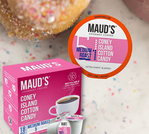 Today Only! 18-Count Maud’s Cotton Candy Coffee $11.16 (Reg. $13.95) – 62¢/pod!