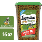 16-Oz Temptations Crunchy & Soft Cat Treats as low as $4.79 After Coupon (Reg. $12) + Free Shipping – 2 Flavors