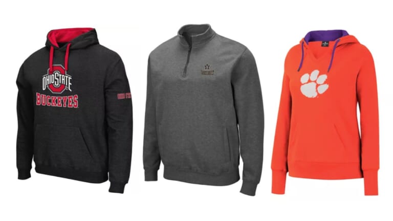 Clearance NCAA Hoodies Starting at $7 (reg. $40)