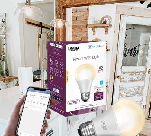 Feit Electric 60W Equivalent WiFi Dimmable Led Bulb $2.97 (Reg. $12.99) – 4.3K+ FAB Ratings!