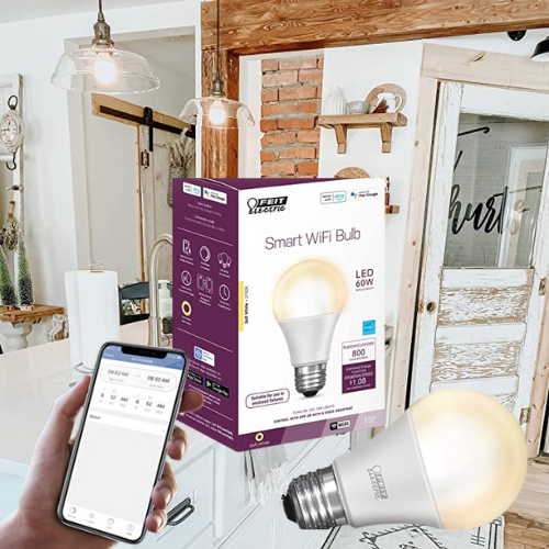 Feit Electric 60W Equivalent WiFi Dimmable Led Bulb $2.97 (Reg. $12.99) – 4.3K+ FAB Ratings!