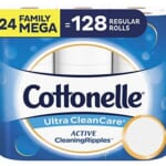 Cottonelle Ultra CleanCare Toilet Paper (24 Family Mega Rolls) only $20.69 shipped!