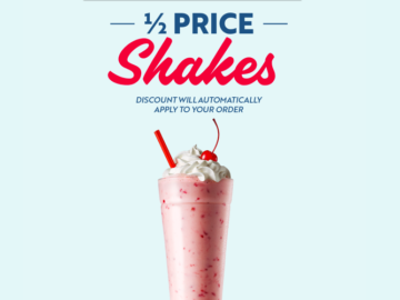 Sonic: Half-Price Shakes Today!