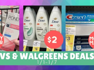 Video: Top CVS & Walgreens Deals 1/1-1/7