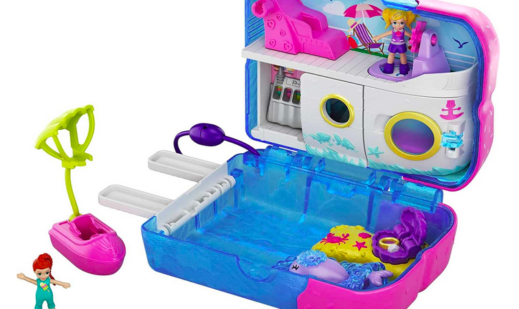 Polly Pocket Pocket World Sweet Sails Cruise Ship only $8.95!