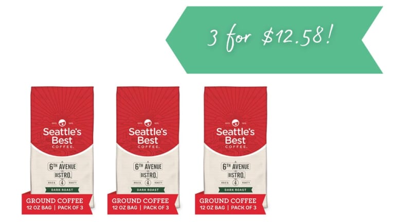 Seattle’s Best Coffee | 3 Bags for $12.58