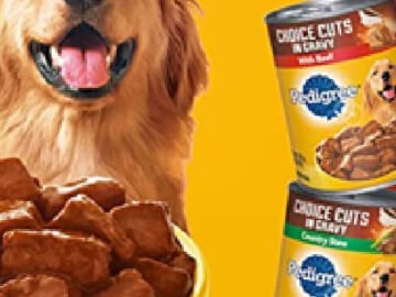 12-Ct  Pedigree Choice Cuts In Gravy Canned Wet Adult Dog Food, Variety Pack as low as $9.06 After Coupon (Reg. $17) + Free Shipping – $0.76/ 13.2-Oz Can