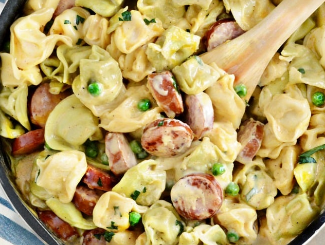 tortellini sausage pasta