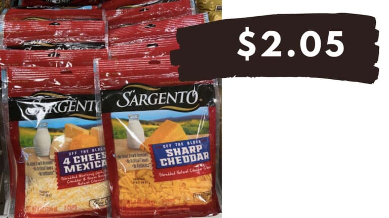 $2.05 Sargento Shredded Cheese at Publix