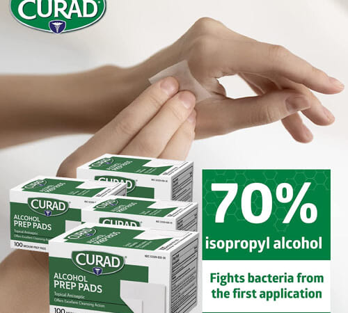 FOUR 400-Count Alcohol Prep Pads as low as $3.84 EACH Shipped Free (Reg. $9) + Buy 4, save 5% – Isopropyl Alcohol Wipes Individually Wrapped