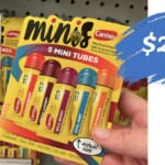 5-Count Carmex Minis Lip Balms for $2.40 at Walgreens