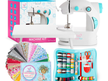 Mini Sewing Machine 122-Piece Kit