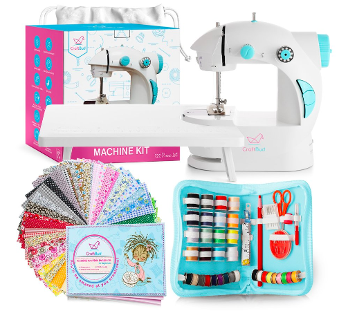 CraftBud Mini Sewing Machine 122-Piece Kit only $34.99 + shipping (Reg. $70!)