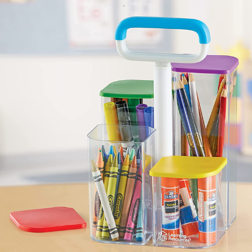 9-Piece Learning Resources Storage Caddy with Lids $12.16 (Reg. $17)