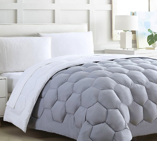 Honeycomb Down-Alt Comforters only $22.79 + shipping!