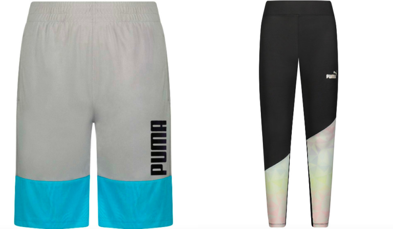 Kid’s PUMA Shorts & Leggings only $10.99 and under!