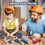 Your little one will have hours of fun with this 47-Piece Play Tools Box with Electric Power Toy Drill & Chainsaw for just $33.99 Shipped Free (Reg. $41.99)