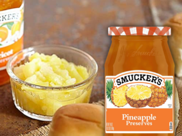 6-Pack Smucker’s Pineapple Preserves as low as $13 After Coupon (Reg. $44) + Free Shipping – $2.17/ 18 Oz Jar