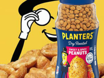 FOUR 16-Oz Planters Sweet and Spicy Dry Roasted Peanuts as low as $2.65 EACH Shipped Free (Reg. $3.34) + Buy 4, save 5%