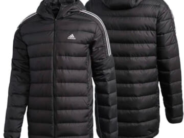 adidas Men’s Essentials Down Parka (Black) $60 Shipped Free (Reg. $120) – M-2XL