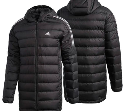 adidas Men’s Essentials Down Parka (Black) $60 Shipped Free (Reg. $120) – M-2XL