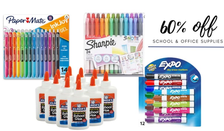 School & Office Supplies up to 60% off | Expo, Sharpie, Elmer’s & More