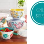 The Pioneer Woman 10-Piece Mixing Bowl Set $19.96 at Walmart