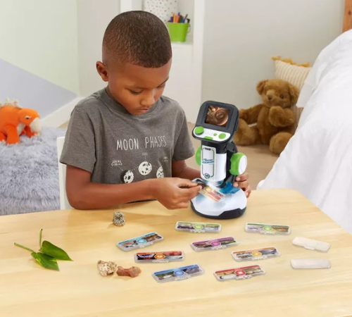 LeapFrog Microscope Magic Adventures Microscope with Bonus Slide $44.99 Shipped Free (Reg. $90) – STEM Toys for Kids