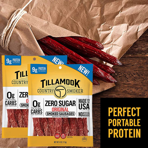 2-Pack Tillamook Country Smoker Keto Friendly Zero Sugar Smoked Sausages as low as $7.78 After Coupon (Reg. $11.98) – $3.89/4-oz Pack + Free Shipping