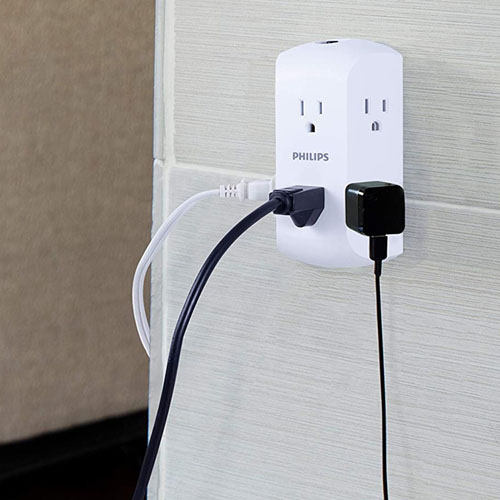 Philips Accessories 6-Outlet Extender with Resettable Circuit Breaker (White) $6 (Reg. $11) – FAB Ratings!