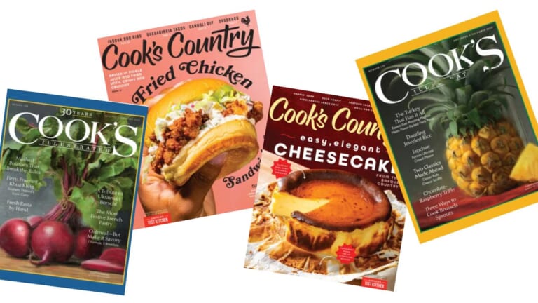 Cook’s County or Cook’s Illustrated for $10.50 a Year (reg. $36)