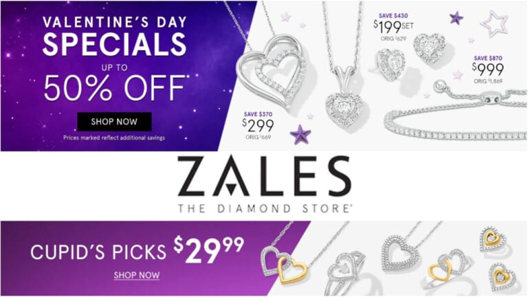 ZALES Valentine’s Day Sale + Free Shipping