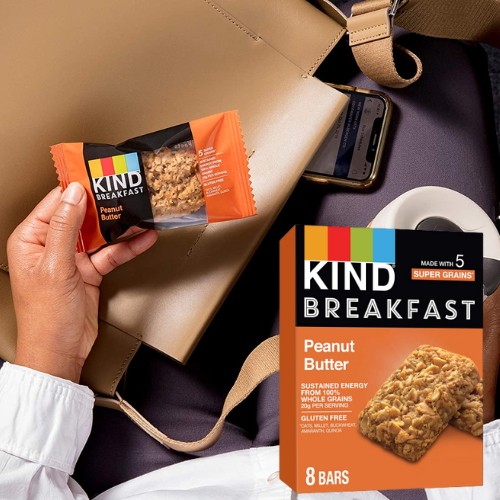 32-Count KIND Peanut Butter Breakfast Bars as low as $9.98 After Coupon (Reg. $34) + Free Shipping – 31¢/ 1.8 Oz Bar – Gluten Free & Kosher