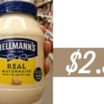 $2.99 Hellmann’s Mayo | Kroger Mega Deal