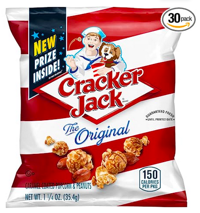 Cracker Jack Original Caramel Coated Popcorn (30 count) only $8.54 shipped!