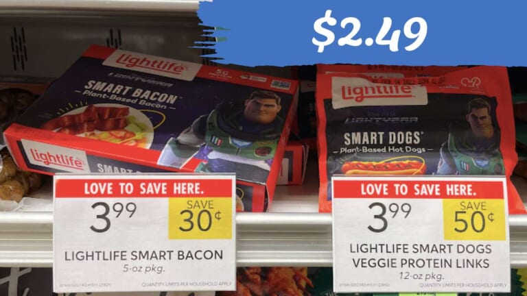 $2.49 Lightlife Smart Bacon & Smart Dogs at Publix