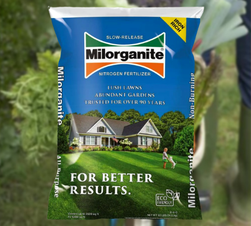 Milorganite Long Lasting All Purpose Lawn Food, 6-4-0 Fertilizer, 32 Lb. $16.98 (Reg. $29.97)