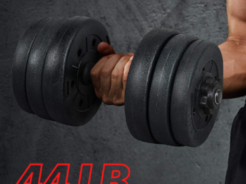 Get a toned body with Dumbbells Weight Set 44LB for just $35.99 After Coupon (Reg. $45.99) + Free Shipping