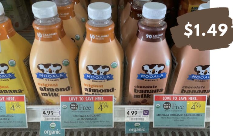 $1.49 Mooala Plant-Based Milk (reg. $4.99) | Publix Deal Ends Today