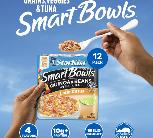 12-Pack StarKist Smart Bowls Latin Citrus Tuna as low as $16.22 Shipped Free (Reg. $25) – $1.35/ 4.5 Oz Pouch