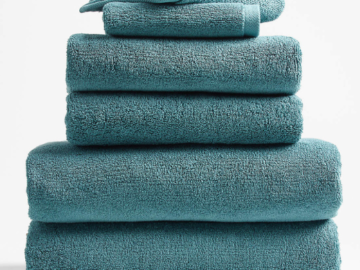 Set of 6 Organic Turkish 100% Cotton Bath Towels $47.94 Shipped Free (Reg. $119.70)
