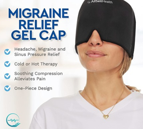 AllSett Health Form Fitting Migraine Relief Ice Head Wrap $13.99 (Reg. $20) – 4 Colors