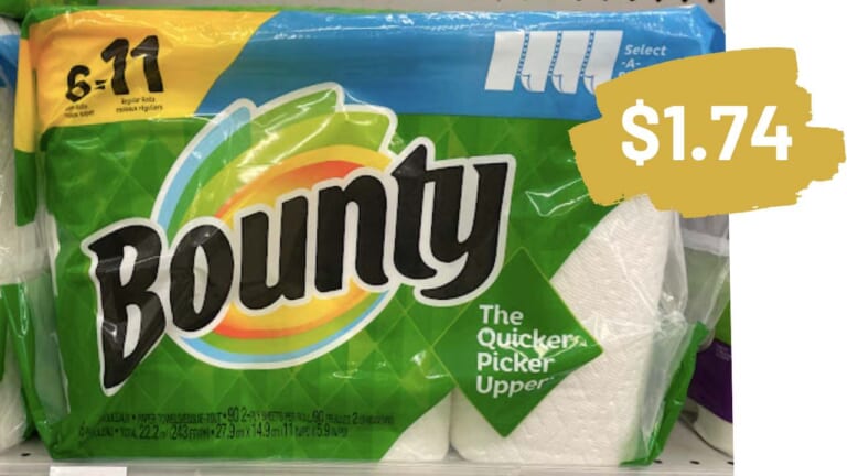 Bounty 6-Packs for Just $1.74 (reg. $14.49)!